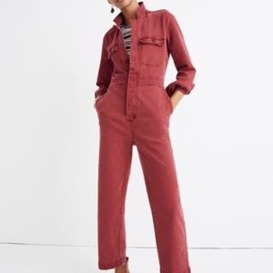 Size 4 Madewell Red Coveralls